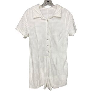 Terry cloth romper size L